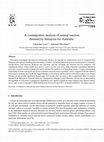 Research paper thumbnail of A cointegration analysis of annual tourism demand by Malaysia for Australia