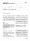 Research paper thumbnail of Shape matters: assessing regional variation of Bell Beaker projectile points in Central Europe using geometric morphometrics