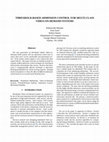 Research paper thumbnail of Threshold-based admission control for multi-class video-on-demand systems