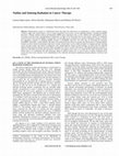 Research paper thumbnail of Nutlins and Ionizing Radiation in Cancer Therapy