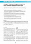 Research paper thumbnail of Multi-proxy study of anthropogenic disturbance and climate change in a small mire in central Poland