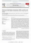 Research paper thumbnail of Adenosine monophosphate-activated kinase, AMPK, is involved in the maintenance of the quality of extended boar semen during long-term storage