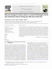 Research paper thumbnail of Mercury storage in surface soils in a central Washington forest and estimated release during the 2001 Rex Creek Fire