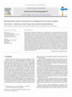 Research paper thumbnail of Rotating-disk sorptive extraction of nonylphenol from water samples