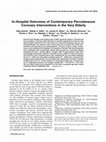 Research paper thumbnail of In-hospital outcomes of contemporary percutaneous coronary interventions in the very elderly