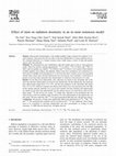 Research paper thumbnail of Effect of stent on radiation dosimetry in an in-stent restenosis model