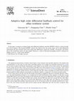 Research paper thumbnail of Adaptive high order differential feedback control for affine nonlinear system