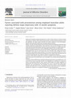 Research paper thumbnail of Factors associated with presenteeism among employed Australian adults reporting lifetime major depression with 12-month symptoms