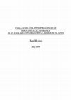 Research paper thumbnail of EVALUATING THE APPROPRIATENESS OF ADOPTING A CLT APPROACH IN AN ENGLISH CONVERSATION CLASSROOM IN JAPAN