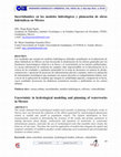 Research paper thumbnail of Incertidumbre en los modelos hidrológicos y planeación de obras hidráulicas en México Uncertainty in hydrological modeling and planning of waterworks in Mexico