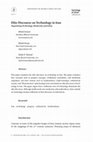 Research paper thumbnail of Elite Discourse on Technology in Iran Negotiating Technology, Modernity and Islam