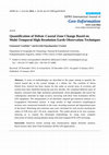 Research paper thumbnail of Quantification of Deltaic Coastal Zone Change Based on Multi-Temporal High Resolution Earth Observation Techniques