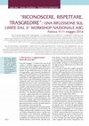 Research paper thumbnail of Il 3° Workshop nazionale AIIG: note a margine dell’esperienza