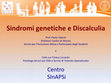 Research paper thumbnail of Sindromi genetiche e Discalculia