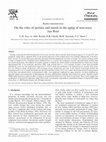 Research paper thumbnail of On the roles of protein and starch in the aging of non-waxy rice flour