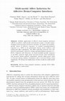 Research paper thumbnail of Multi-modal affect induction for affective brain-computer interfaces