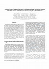 Research paper thumbnail of Affective brain-computer interfaces: Psychophysiological markers of emotion in healthy persons and in persons with amyotrophic lateral sclerosis