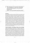 Research paper thumbnail of The emergence of corporate citizenship: historical development and alternative perspectives