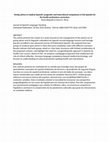 Research paper thumbnail of Giving advice in medical Spanish: pragmatic and intercultural competence in the Spanish for the Health Professions