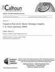 Research paper thumbnail of Toward a Post-Arctic World; Strategic Insights, v. 8, issue 1(January 2009)