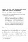 Research paper thumbnail of Explaining the Results of an Optimization-Based Decision Support System-A Machine Learning Approach