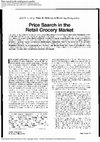 Research paper thumbnail of Price search in the retail grocery market