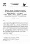 Research paper thumbnail of Rocking together: Dynamics of intentional and unintentional interpersonal coordination