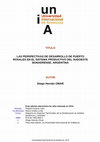 Research paper thumbnail of Las perspectivas de desarrollo de Puerto Rosales en el sistema productivo del sudoeste bonaerense, Argentina