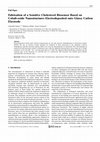 Research paper thumbnail of Fabrication of a Sensitive Cholesterol Biosensor Based on Cobalt-oxide Nanostructures Electrodeposited onto Glassy Carbon Electrode