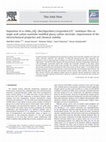 Research paper thumbnail of Deposition of α–SiΜο 12Ο 40 4−-[Ru(bipyridine)(terpyridine)Cl] + multilayer film on single wall carbon nanotube modified glassy carbon electrode: Improvement of the electrochemical properties and chemical stability