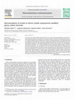 Research paper thumbnail of Electrooxidation of insulin at silicon carbide nanoparticles modified glassy carbon electrode