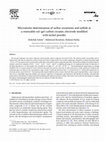 Research paper thumbnail of Micromolar determination of sulfur oxoanions and sulfide at a renewable sol–gel carbon ceramic electrode modified with nickel powder