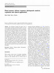 Research paper thumbnail of Plant terpenes: defense responses, phylogenetic analysis, regulation and clinical applications