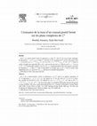 Research paper thumbnail of Croissance de la trace d'un courant positif fermé sur les plans complexes de C n