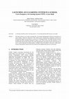 Research paper thumbnail of Launching an E-Learning System in a School - Cross-European e-/m-Learning System UNITE: A Case Study