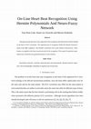 Research paper thumbnail of On-line heart beat recognition using Hermite polynomials and neuro-fuzzy network