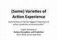 Research paper thumbnail of Varieties of Action Experience - commentary on Patrick Haggard