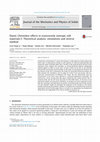 Research paper thumbnail of Elastic Cherenkov effects in transversely isotropic materials-I: Theoretical analysis, simulations and inverse method