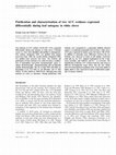 Research paper thumbnail of Purification and characterisation of two ACC oxidases expressed differentially during leaf ontogeny in white clover