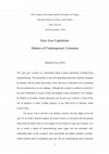 Research paper thumbnail of Grey Goo Capitalism: Matters of Contemporary Literature