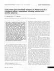 Research paper thumbnail of Coat protein gene-mediated resistance to Potato virus A in transgenic plants is suppressed following infection with another potyvirus