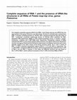 Research paper thumbnail of Complete sequence of RNA 1 and the presence of tRNA-like structures in all RNAs of Potato mop-top virus, genus Pomovirus