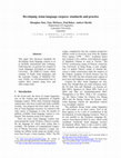 Research paper thumbnail of Xiao, R., McEnery, T., Baker, P. & Hardie, A. (2004). Developing Asian language corpora: standards and practice