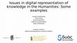 Research paper thumbnail of (2016)" Issues in digital representation of knowledge in the Humanities: Some  examples",  Epistemological Questions in Knowledge Representation Systems (with H. Goulis, Y. Tzedopoulos,I. Souyioultzoglou,Ch. Chatzimichail)