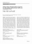 Research paper thumbnail of Climate change and human impact at Sacrower See (NE Germany) during the past 13,000 years: a geochemical record