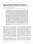 Research paper thumbnail of Ageing and gonadectomy have similar effects on hypoglossal long-term facilitation in male Fischer rats