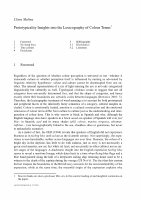 Research paper thumbnail of Prototypicality insights into the lexicography of colour terms