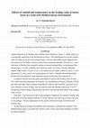 Research paper thumbnail of Effects of rainfall and temperature on the feeding value of barley straw in a semi-arid Mediterranean environment