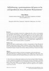 Research paper thumbnail of Self fashioning y posicionamiento del poeta en las correspondencias poéticas del primer Renacimiento [2016]