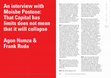 Research paper thumbnail of An interview with Moishe Postone: That Capital has limits does not mean that it will collapse Can One Exit from The Capitalist Discourse Without Becoming a Saint